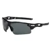 Black sports sunglasses, unisex UV-resistant polarizing glasses, lightweight and comfortable for outdoor cycling Item Picture